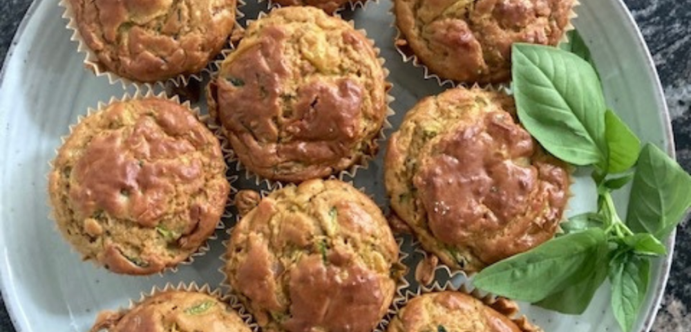 Courgette and Bacon Muffins