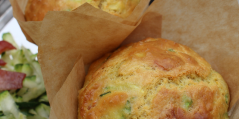 Courgette and Bacon Muffins, Zucchini Muffins, Laura Bond, gluten free, dairy free
