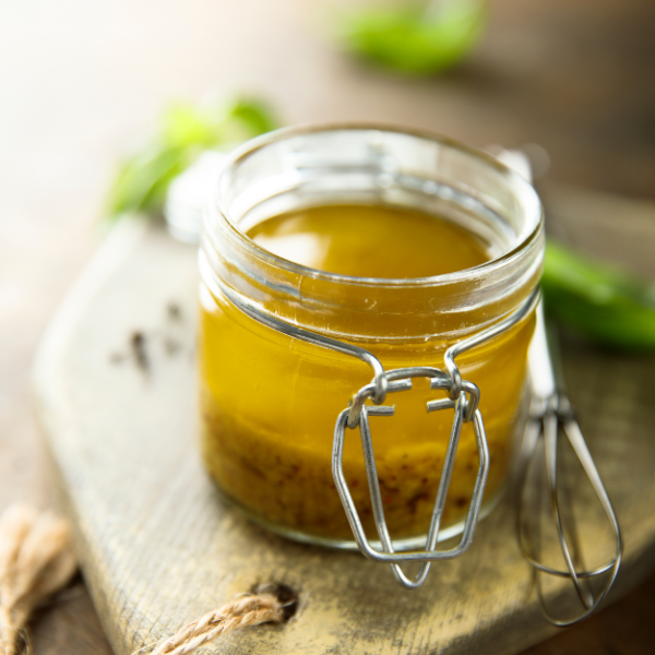 Simple Mustard Dressing, Laura Bond Nutrition